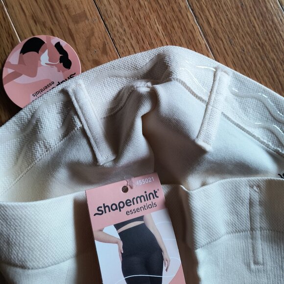 SHAPERMINT Essentials Beige 3X High Waisted Shaper Short NWT - Picture 5 of 8